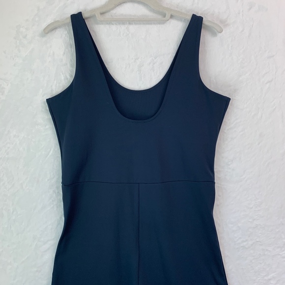 Girlfriend Collective Scoop Back Unitard Jumpsuit Midnight Blue Sz XL - Picture 7 of 10